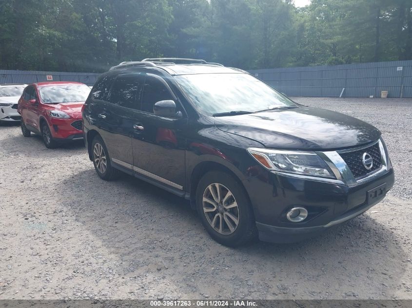 2014 Nissan Pathfinder Sl VIN: 5N1AR2MM2EC706360 Lot: 39617263