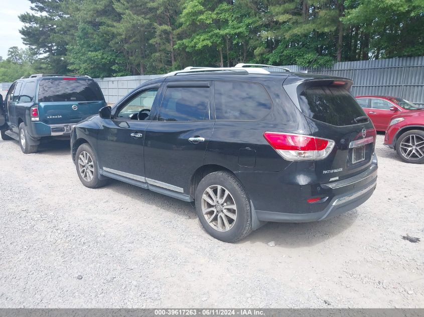 2014 Nissan Pathfinder Sl VIN: 5N1AR2MM2EC706360 Lot: 39617263