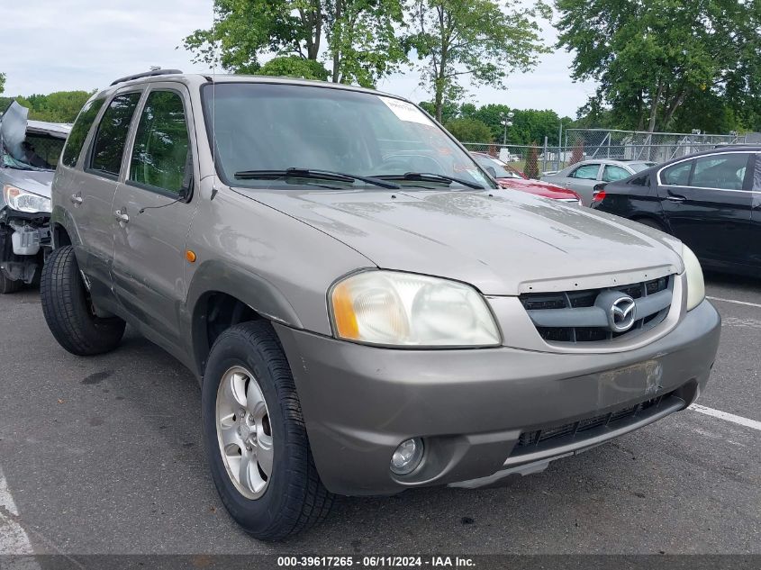 2001 Mazda Tribute Es V6/Lx V6 VIN: 4F2CU08111KM63804 Lot: 39617265