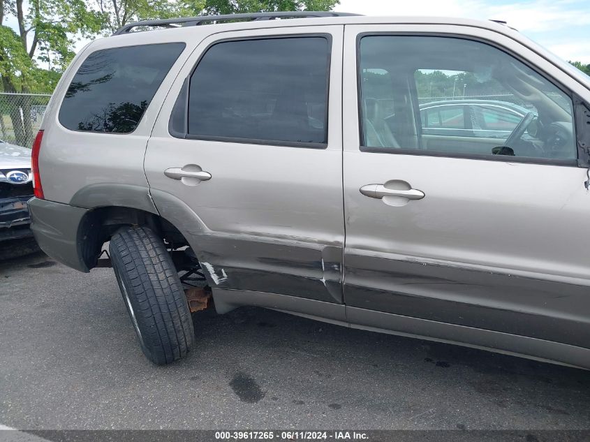 2001 Mazda Tribute Es V6/Lx V6 VIN: 4F2CU08111KM63804 Lot: 39617265