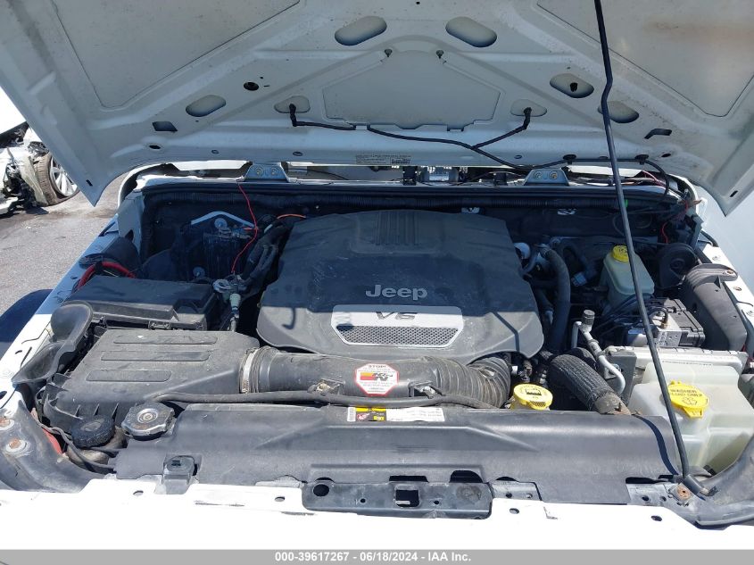 2014 Jeep Wrangler Unlimited Sport VIN: 1C4BJWDG8EL103463 Lot: 39617267