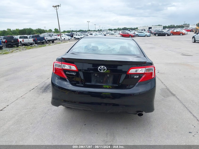 2012 Toyota Camry Se VIN: 4T1BF1FK1CU535384 Lot: 39617297