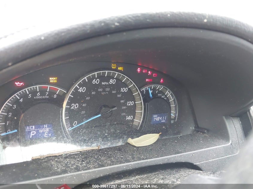 2012 Toyota Camry Se VIN: 4T1BF1FK1CU535384 Lot: 39617297