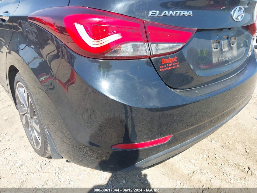 2014 Hyundai Elantra Limited VIN: 5NPDH4AE3EH494067 Lot: 39617344