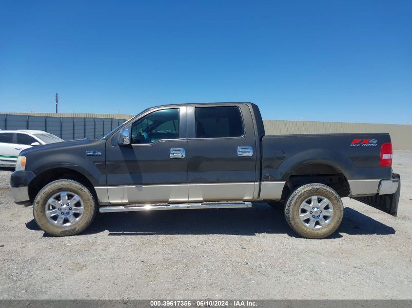 2007 Ford F-150 Fx4/Lariat/Xlt VIN: 1FTPW14V57FA54801 Lot: 39617356