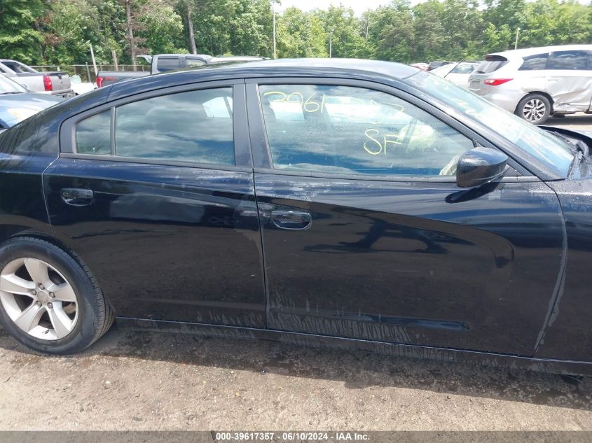 2013 Dodge Charger Se VIN: 2C3CDXBG1DH603176 Lot: 39617357