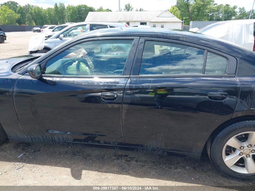 2013 Dodge Charger Se VIN: 2C3CDXBG1DH603176 Lot: 39617357