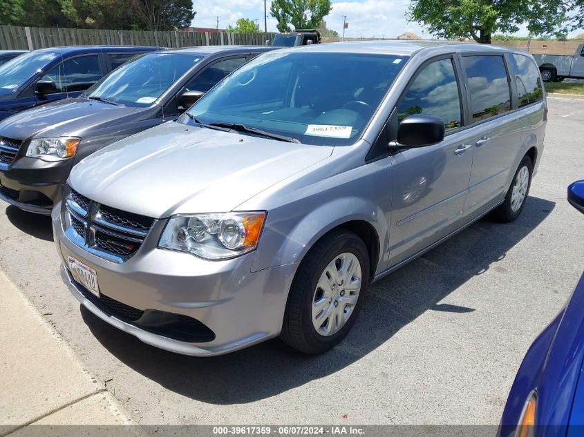 2017 Dodge Grand Caravan Se VIN: 2C4RDGBG0HR706482 Lot: 39617359