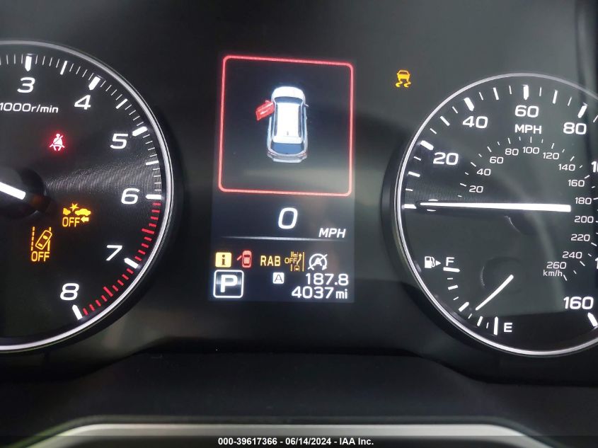 2023 Subaru Outback Onyx Edition VIN: 4S4BTALC7P3167391 Lot: 39617366