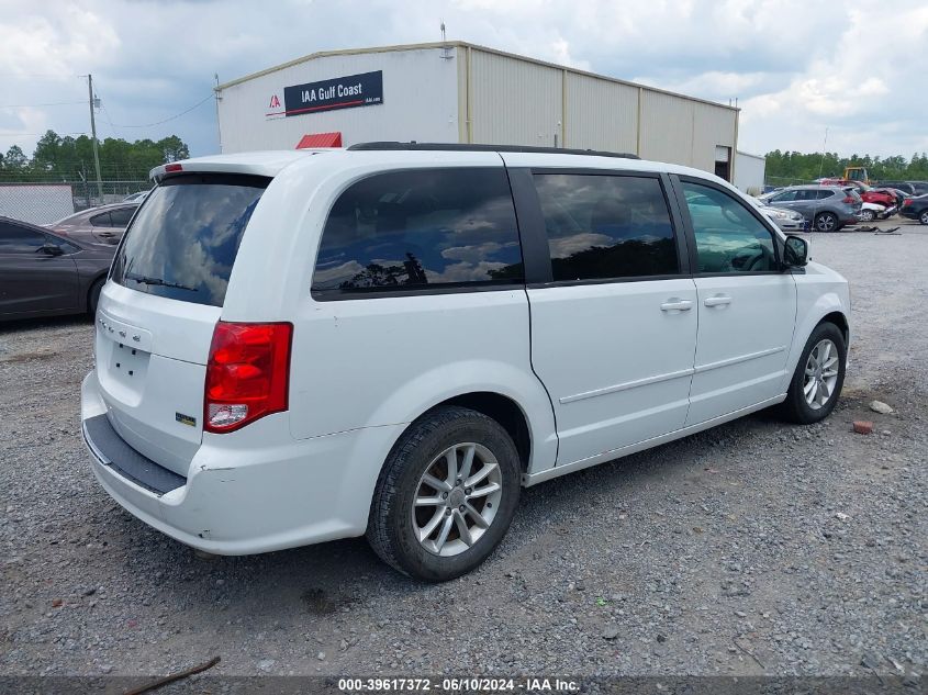 2014 Dodge Grand Caravan Sxt VIN: 2C4RDGCG0ER128622 Lot: 39617372