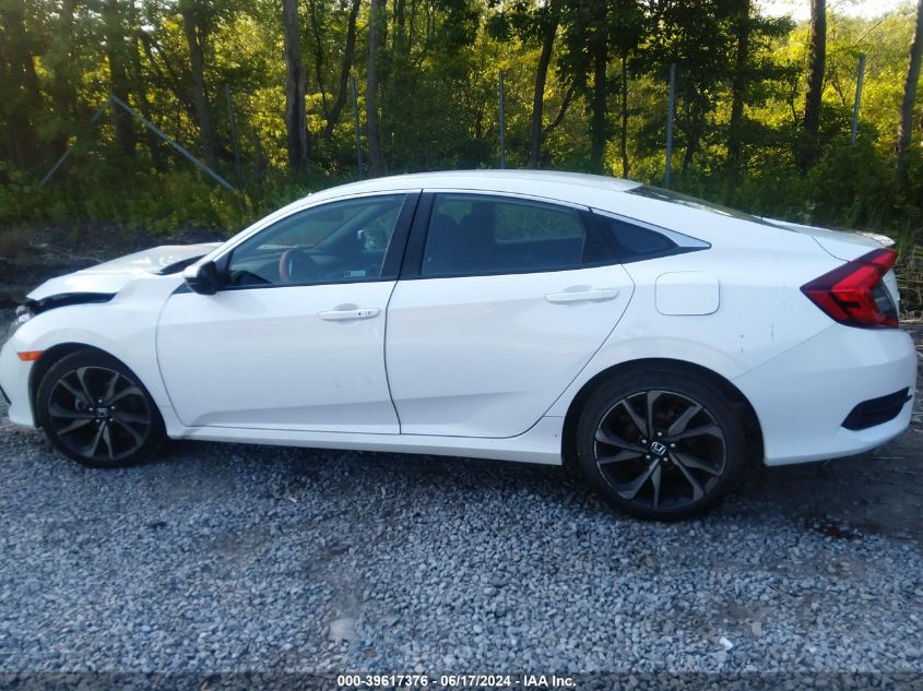 2019 Honda Civic Sport VIN: 2HGFC2F81KH602089 Lot: 39617376