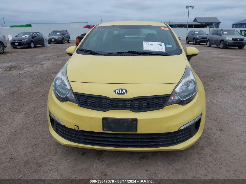 2016 Kia Rio Lx VIN: KNADM4A33G6621999 Lot: 39617378