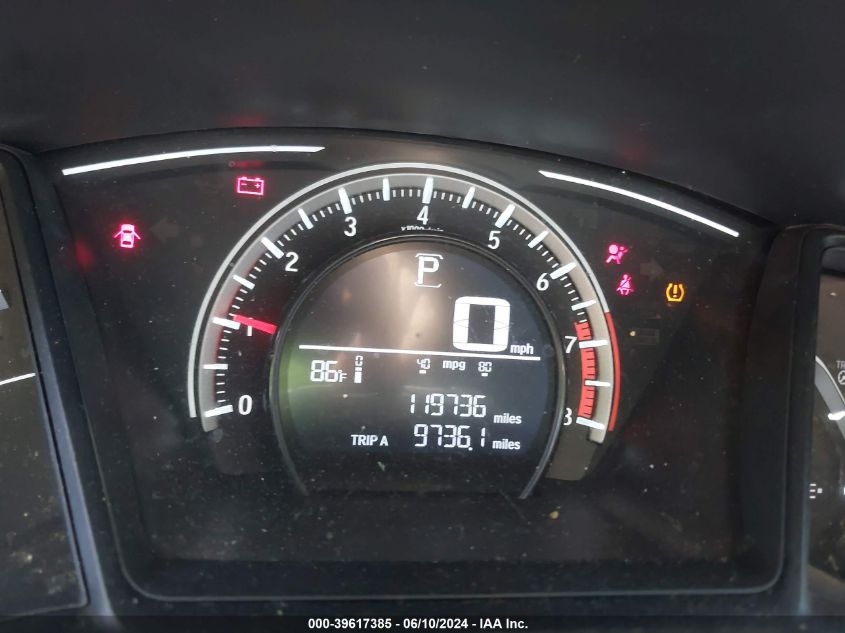 2018 Honda Civic Lx-P VIN: 2HGFC4B01JH307665 Lot: 39617385