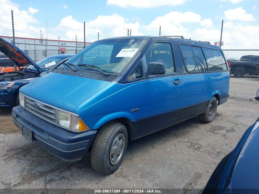 1993 Ford Aerostar VIN: 1FMDA41X3PZA56047 Lot: 39617399