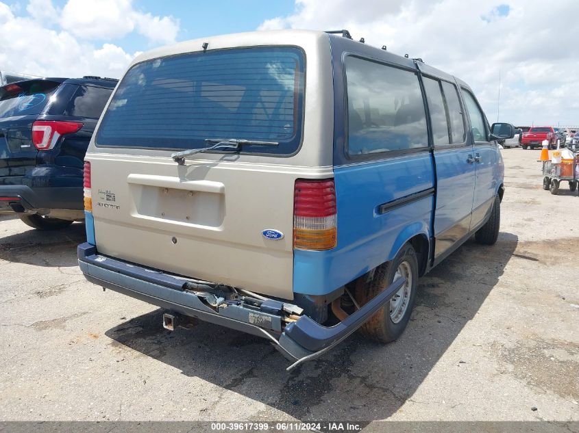 1993 Ford Aerostar VIN: 1FMDA41X3PZA56047 Lot: 39617399