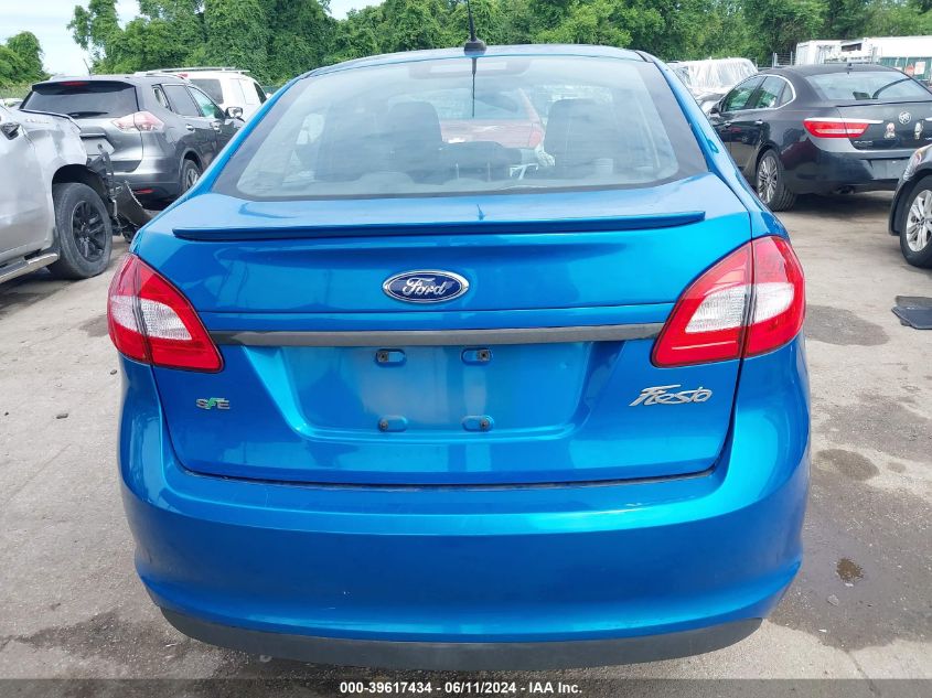 2013 Ford Fiesta Se VIN: 3FADP4BJXDM191493 Lot: 39617434