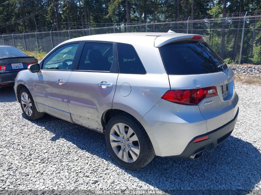 2011 Acura Rdx VIN: 5J8TB1H26BA007892 Lot: 39617435