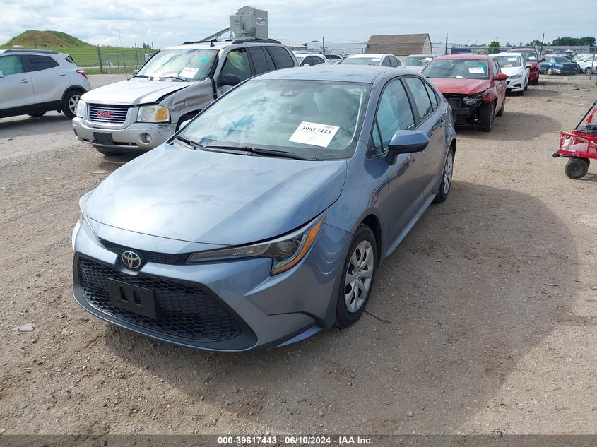 2022 TOYOTA COROLLA 1.8L I-4 DOHC, VVT, (VIN: 5YFEPMAE2NP329508