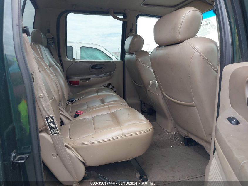 2002 Ford F-150 Lariat/Xlt VIN: 1FTRW08L12KA99844 Lot: 39617444