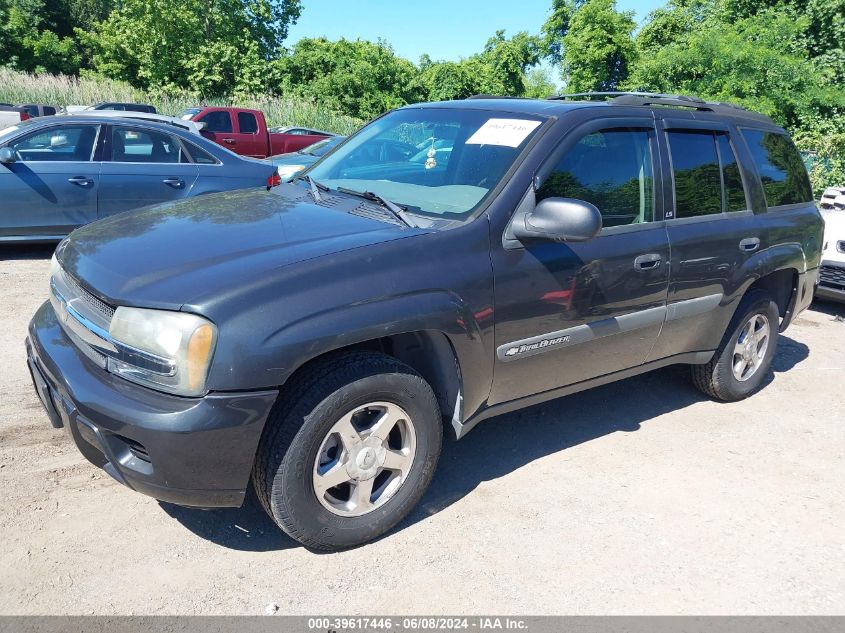 2004 Chevrolet Trailblazer Ls VIN: 1GNDT13SX42287831 Lot: 39617446