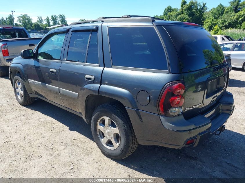 2004 Chevrolet Trailblazer Ls VIN: 1GNDT13SX42287831 Lot: 39617446