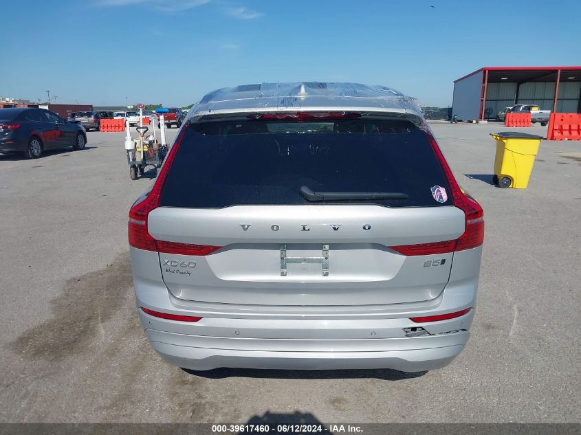 2022 Volvo Xc60 B5 Momentum VIN: YV4L12RK5N1035612 Lot: 39617460