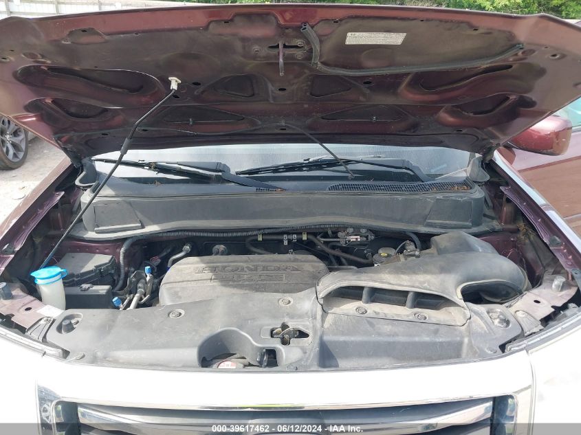 2012 Honda Pilot Ex-L VIN: 5FNYF4H5XCB053724 Lot: 39617462