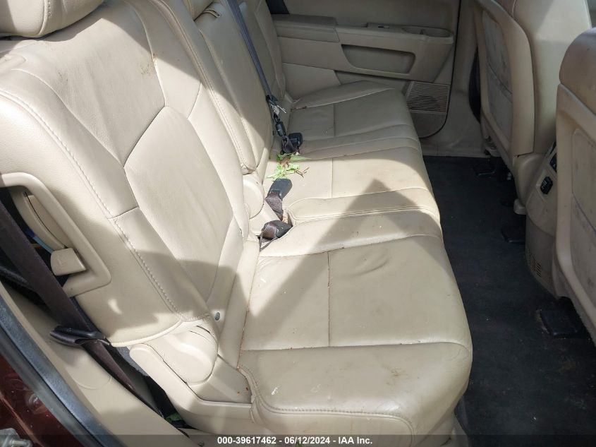 2012 Honda Pilot Ex-L VIN: 5FNYF4H5XCB053724 Lot: 39617462