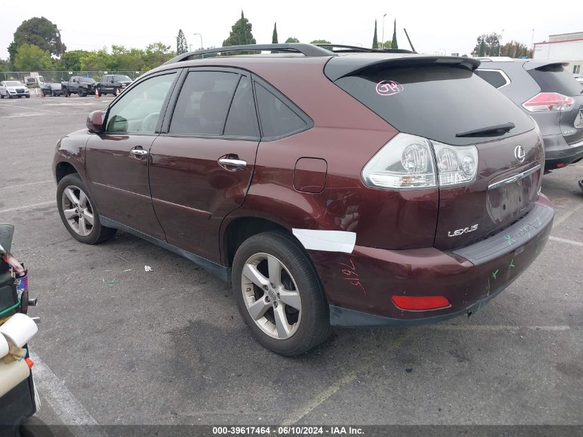 2008 Lexus Rx 350 VIN: JTJGK31U089851215 Lot: 39617464