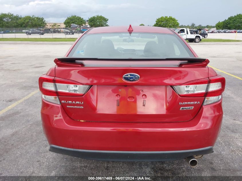 4S3GKAM62J3616652 | 2018 SUBARU IMPREZA