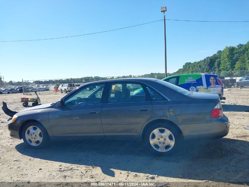 2003 Toyota Avalon Xls VIN: 4T1BF28B33U289490 Lot: 39617471