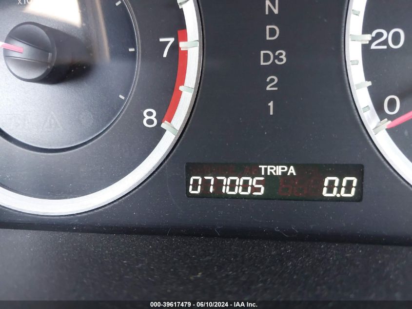 2009 Honda Accord 2.4 Lx-P VIN: JHMCP26469C009729 Lot: 39617479