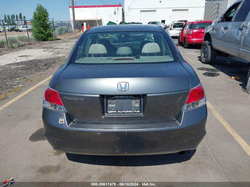 2009 Honda Accord 2.4 Lx-P VIN: JHMCP26469C009729 Lot: 39617479