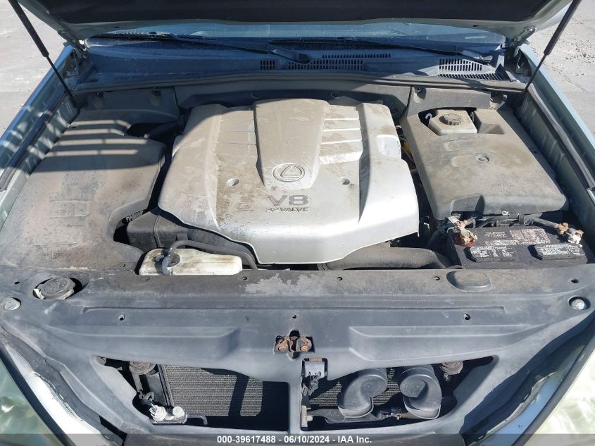 2003 Lexus Gx 470 VIN: JTJBT20X530003602 Lot: 39617488