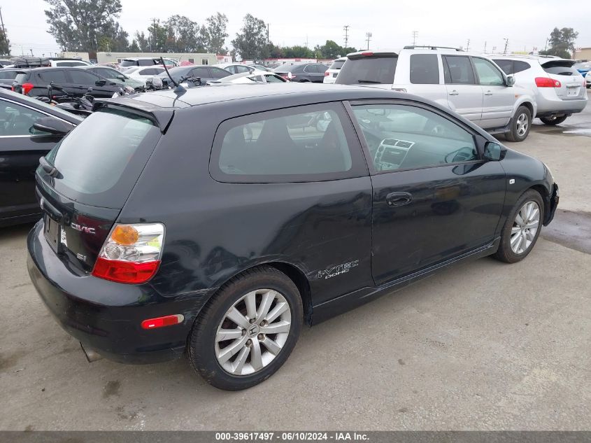 2005 Honda Civic Si VIN: SHHEP33695U501981 Lot: 39617497