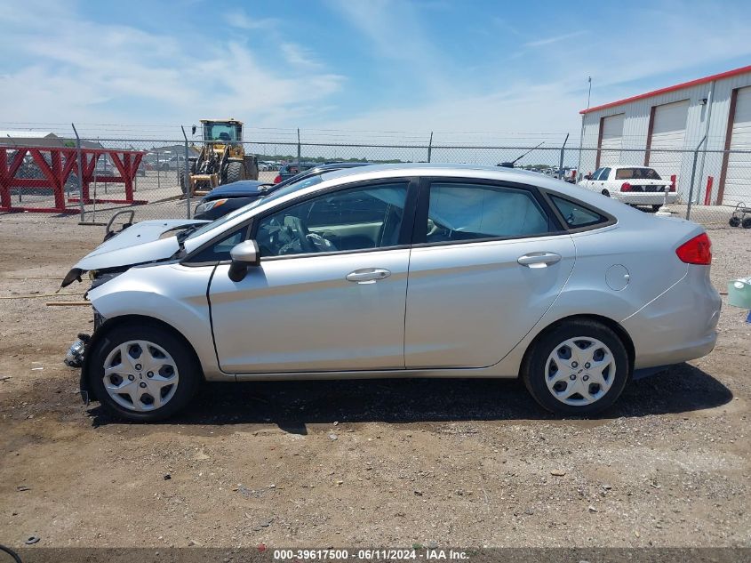 2013 Ford Fiesta S VIN: 3FADP4AJ9DM110825 Lot: 39617500