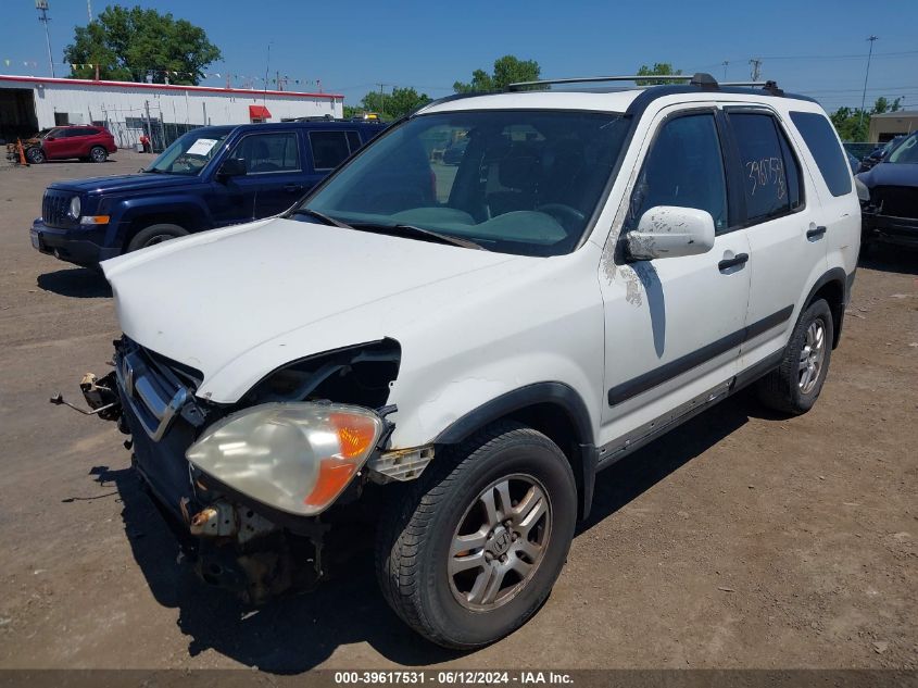 2003 Honda Cr-V Ex VIN: SHSRD788X3U142854 Lot: 39617531