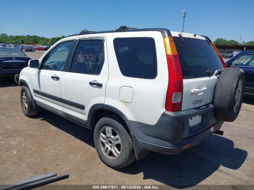 2003 Honda Cr-V Ex VIN: SHSRD788X3U142854 Lot: 39617531