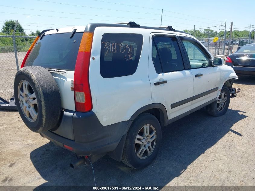 2003 Honda Cr-V Ex VIN: SHSRD788X3U142854 Lot: 39617531