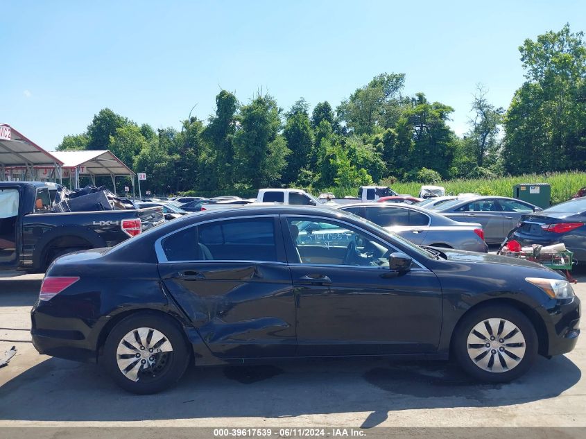 2010 Honda Accord 2.4 Lx VIN: 1HGCP2F33AA140952 Lot: 39617539