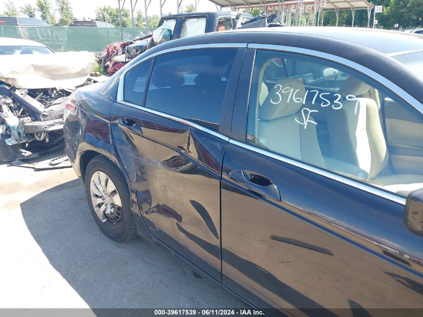 2010 Honda Accord 2.4 Lx VIN: 1HGCP2F33AA140952 Lot: 39617539