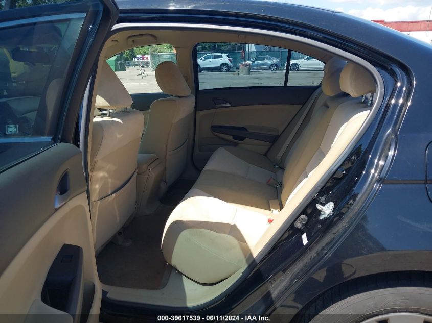 2010 Honda Accord 2.4 Lx VIN: 1HGCP2F33AA140952 Lot: 39617539