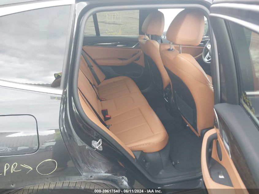 2022 BMW X3 xDrive30I VIN: WBX57DP07NN167130 Lot: 39617540