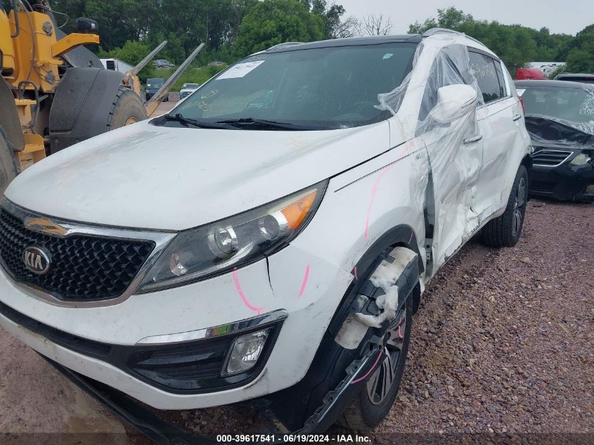 2016 Kia Sportage Ex VIN: KNDPCCAC3G7860699 Lot: 39617541