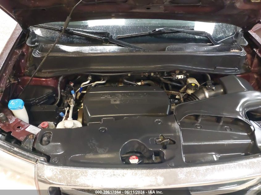 2012 Honda Pilot Ex-L VIN: 5FNYF4H66CB032135 Lot: 39617564