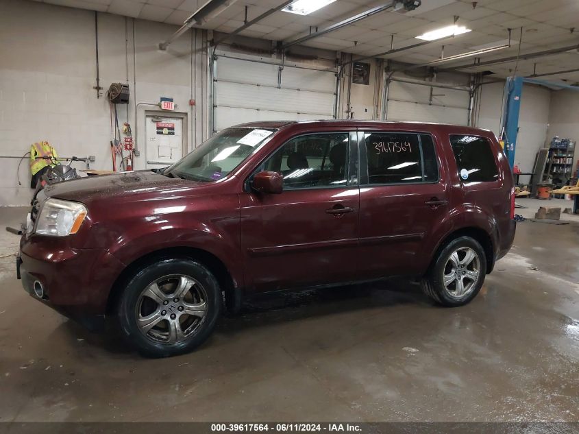 2012 Honda Pilot Ex-L VIN: 5FNYF4H66CB032135 Lot: 39617564
