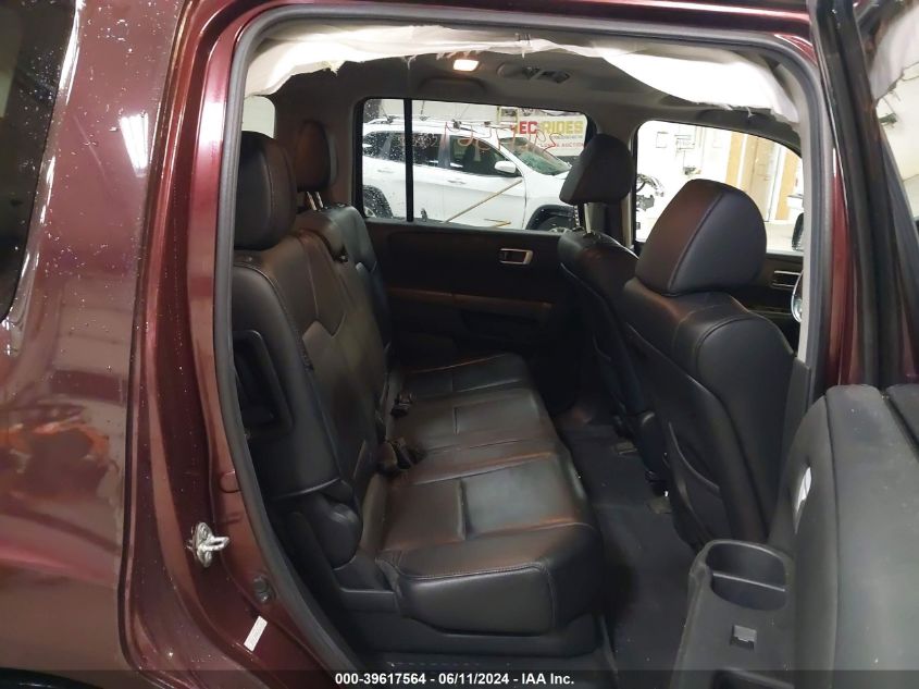 2012 Honda Pilot Ex-L VIN: 5FNYF4H66CB032135 Lot: 39617564