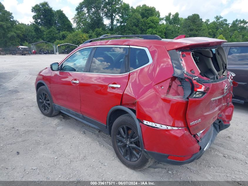 2017 Nissan Rogue Sv VIN: 5N1AT2MV1HC833275 Lot: 39617571