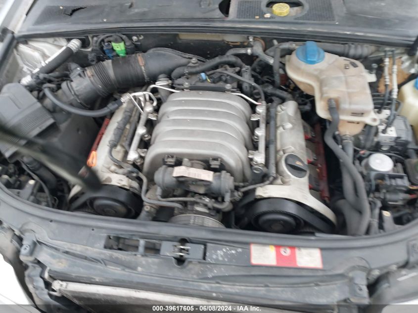 2004 Audi A4 3.0 VIN: WAUJT68E84A053430 Lot: 39617605