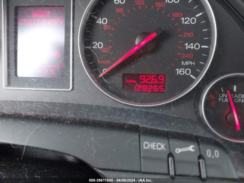 2004 Audi A4 3.0 VIN: WAUJT68E84A053430 Lot: 39617605